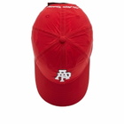 Men's AAPE College Logo Baseball Cap in Light Red 
