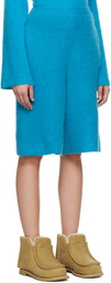 JW Anderson Blue Knitted Shorts