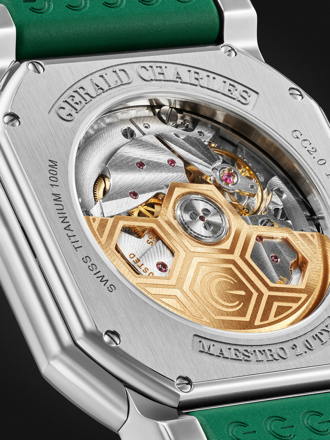 Gerald Charles - Maestro GC Sport Limited Edition Automatic Chronograph Titanium Watch, Ref. GC2.0-TX-TN-02