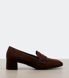 Prada Suede loafer pumps