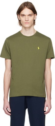 Polo Ralph Lauren Khaki Embroidered T-Shirt