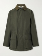 Loro Piana - Horsey Leather-Trimmed Storm System® Tech-Shell Field Jacket - Green