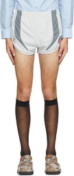 Martine Rose Grey Zapper Shorts