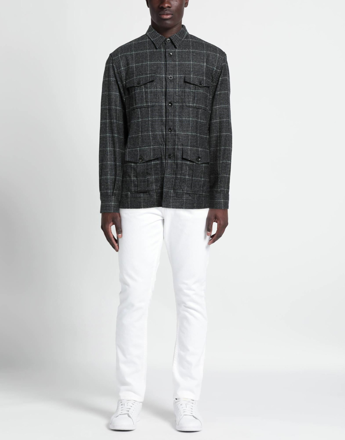 Boglioli Mens Shirt Charcoal