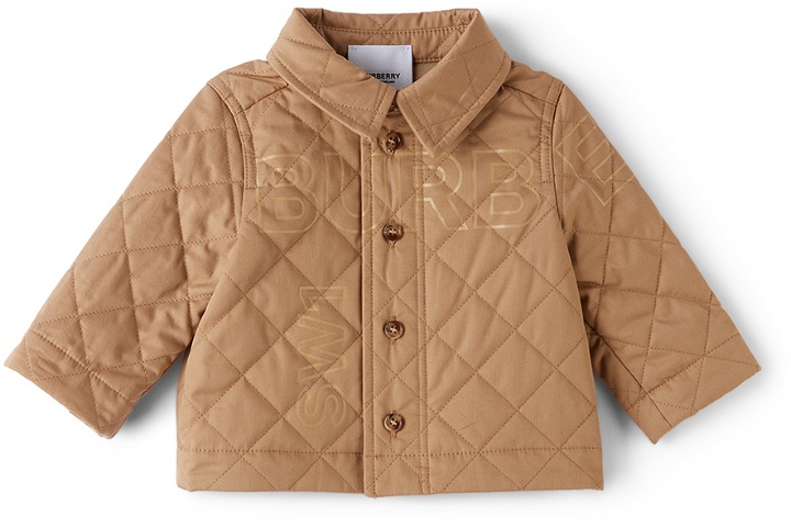 Photo: Burberry Baby Beige Quilted Horseferry Jacket