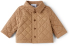 Burberry Baby Beige Quilted Horseferry Jacket