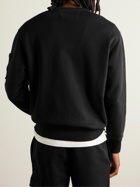 C.P. Company - Logo-Appliquéd Cotton-Jersey Sweatshirt - Black