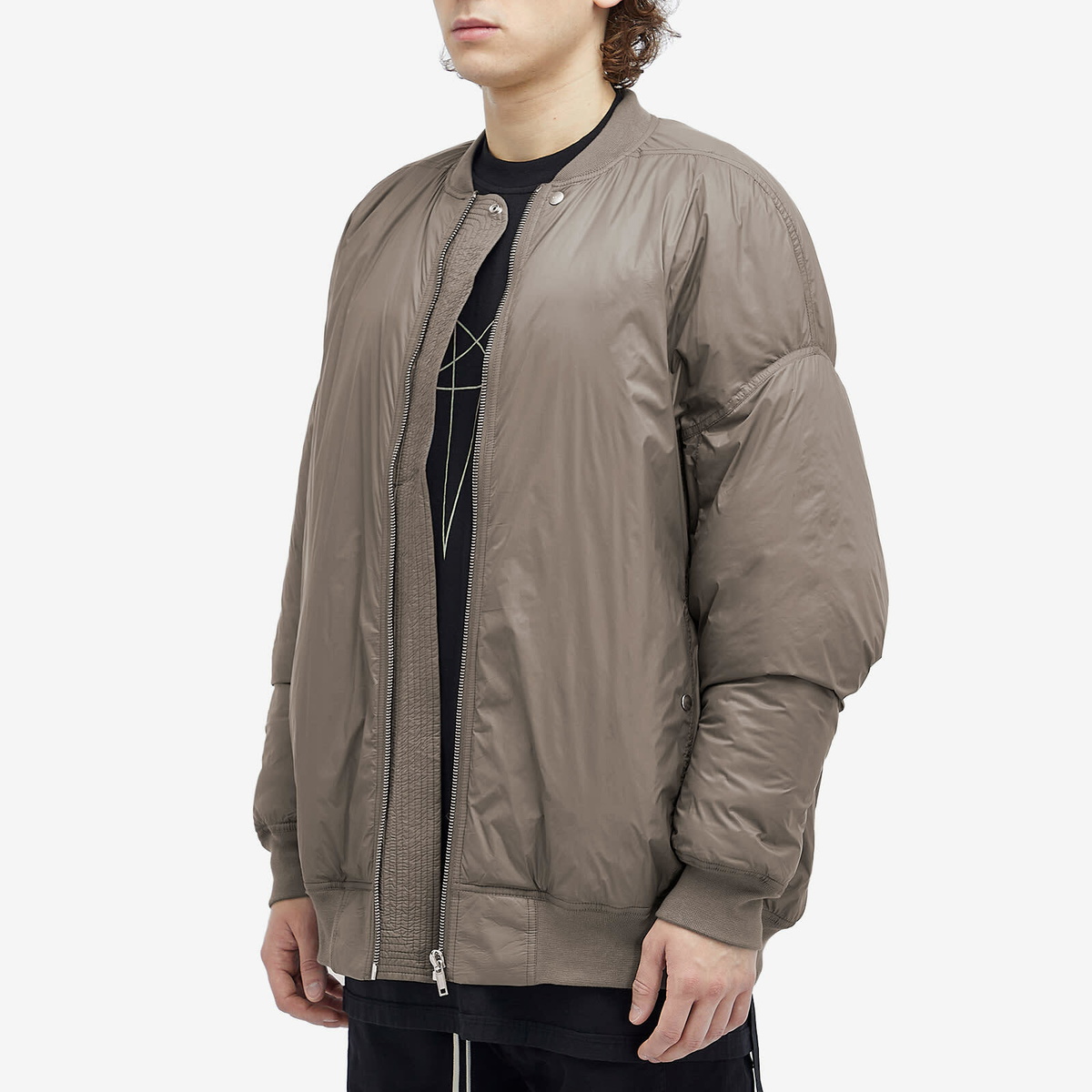 ジャケット・アウター Rick Owens Drkshdw Hexagon Flight Jacket Rick Owens Drkshdw Black Cross Hexagon Flight Jacket Rick
