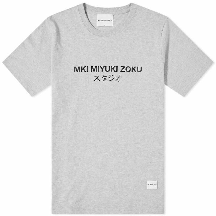 Photo: MKI Men's Classic Logo T-Shirt in Grey