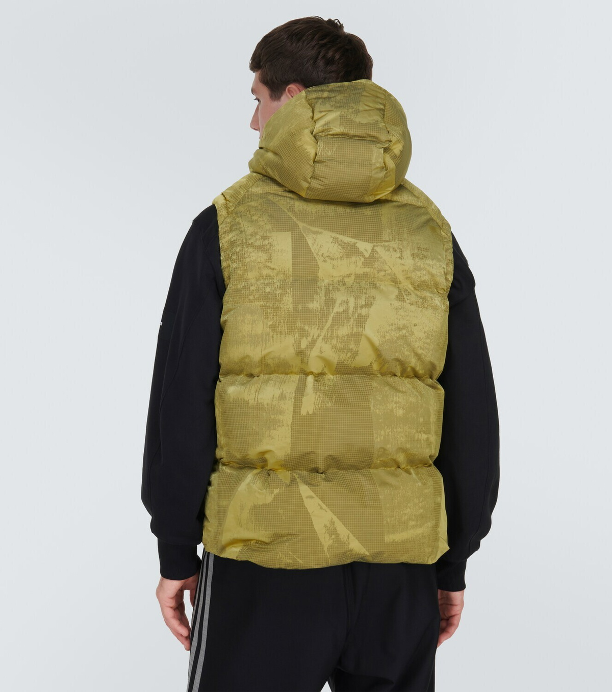 Y-3 Trompe-l'œil down vest