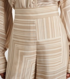 Joseph Dijon printed silk shorts