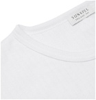 Sunspel - Thermal Jersey Pyjama T-Shirt - White