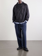 Beams Plus - Mil Wool-Blend Hooded Shell Jacket - Black