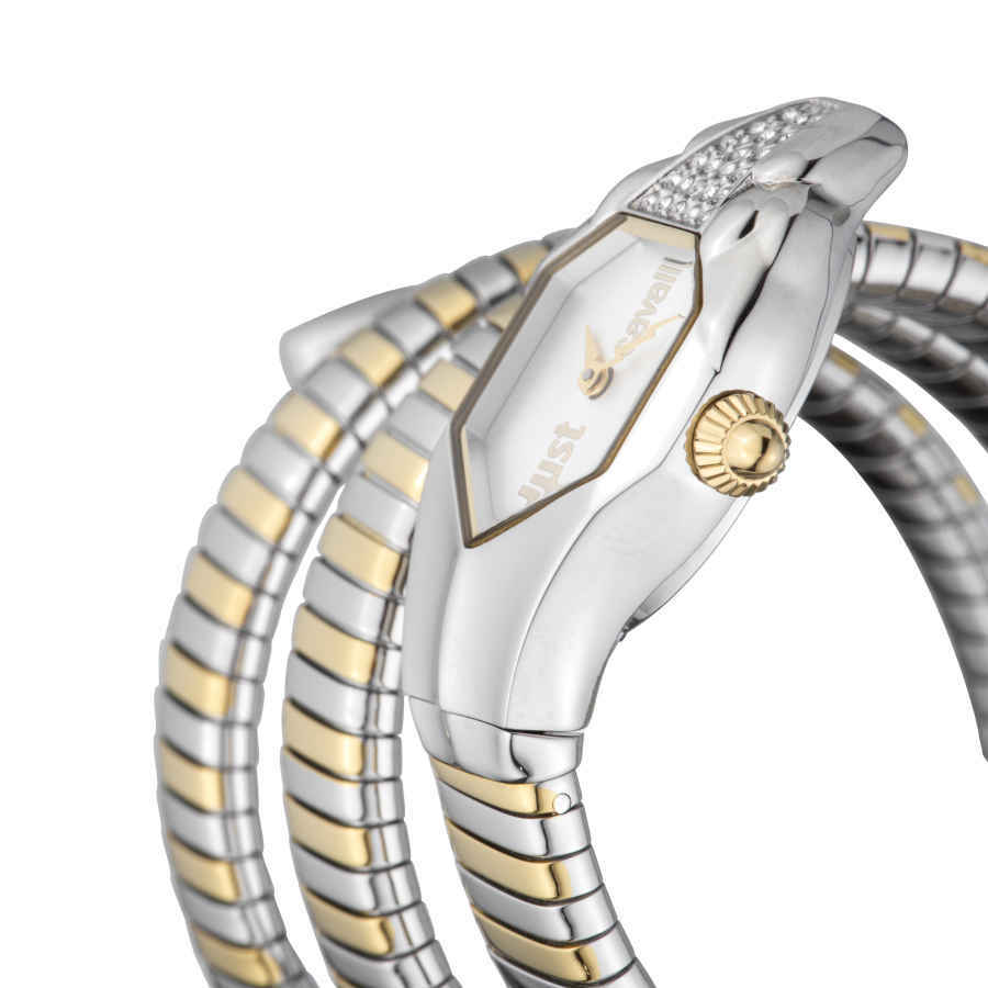 Just Cavalli Fashion Silver Dial Ladies Watch JC1L022M0045