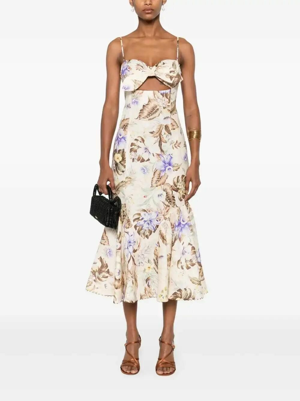 white christmas dresses Zimmermann Coco Embroidered Denim Dress – Balardi