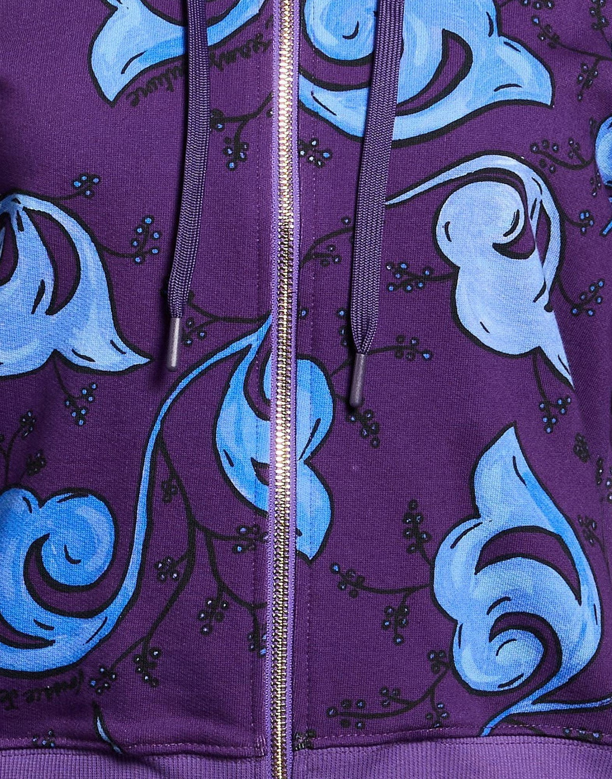 Versace Jeans Couture Womens Sweatshirt in Purple
