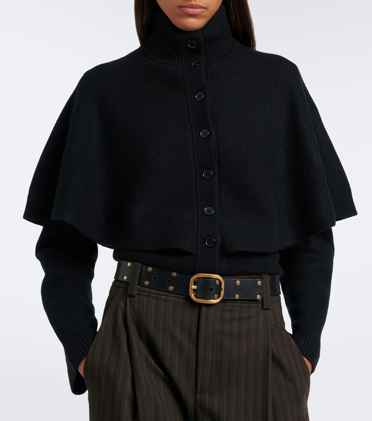 Vince Caped wool-blend cardigan