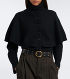 Vince Caped wool-blend cardigan