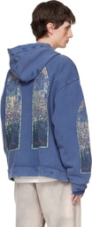 Who Decides War Blue Faded Hoodie