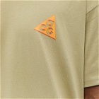Nike Men's ACG Vortex T-Shirt in Neutral Olive