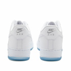 Nike Men's Air Force 1 '07 WB Sneakers in White/Reflect Silver