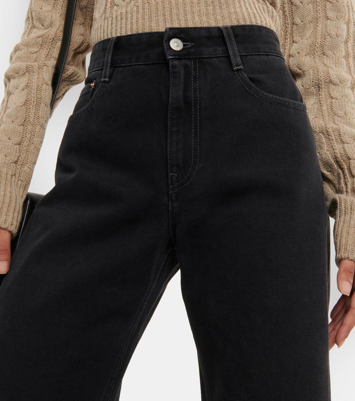 MM6 Maison Margiela Mid-rise wide-leg jeans MM6 Maison Margiela