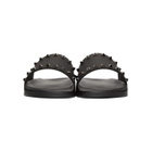 Valentino Black Valentino Garavani Rockstud Slides