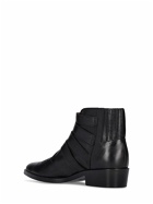 TOGA VIRILIS - Leather Boots W/ Silver Buckles