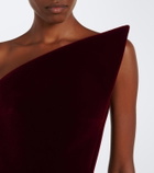 David Koma Velvet gown