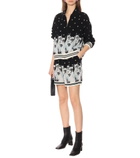 Undercover - Printed rayon shorts