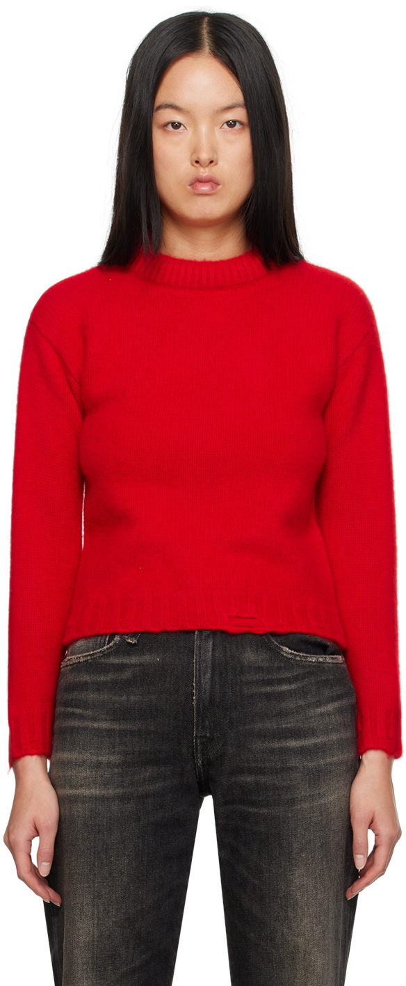 R13 Red Shrunken Sweater R13