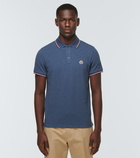 Moncler - Cotton piqué polo shirt