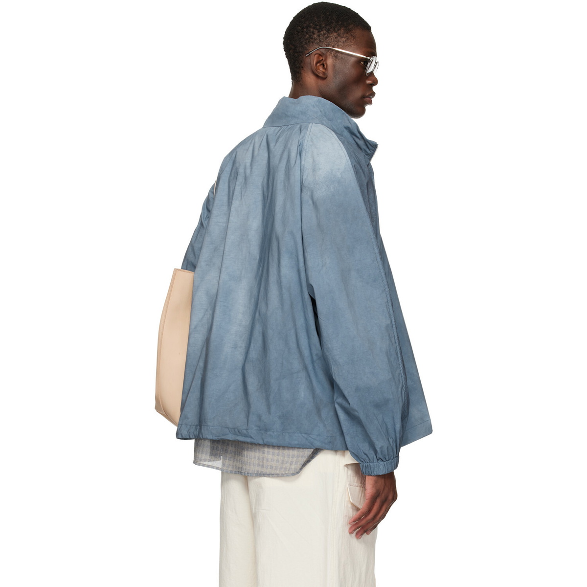 colbo Blue Half Zip Raglan Jacket