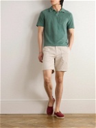 Mr P. - Organic Cotton-Terry Polo Shirt - Green