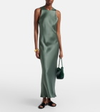 Asceno Tallin silk maxi dress