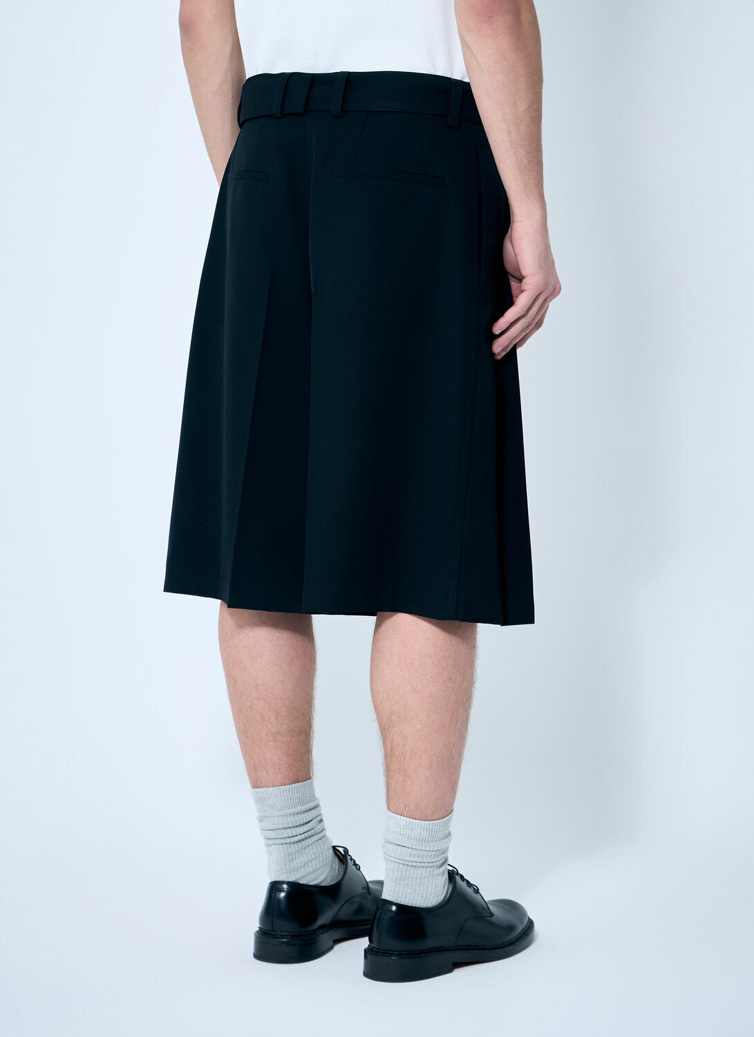Jil Sander Belted Pleated Shorts