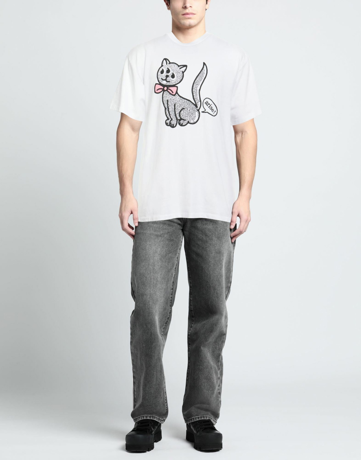 Aries Mens T-shirt in White