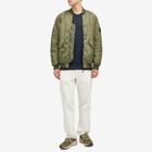 Stone Island Men's Crinkle Reps Primaloft-TC Bomber Jacket in Musk