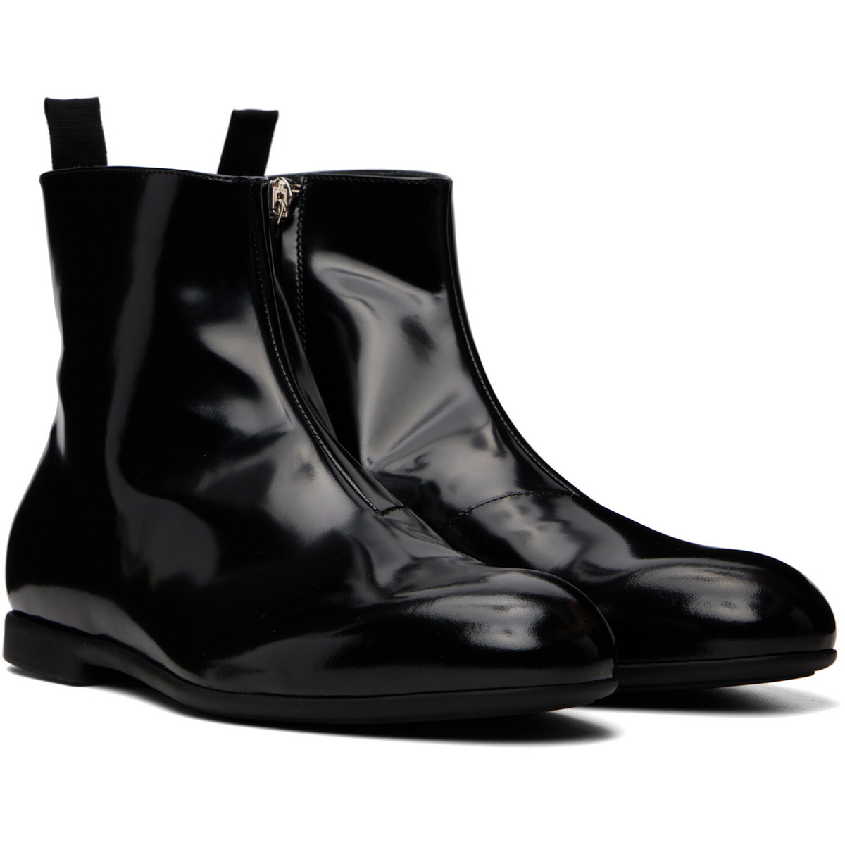 Jil Sander Black Ankle Boots