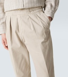 Rubinacci Manny cotton twill tapered pants