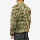 The North Face Men's Extreme Pile Fleece Jacket in Military Olive Stippled Camo Print