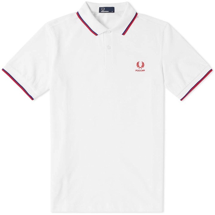Photo: Fred Perry Russia Country Polo Shirt White