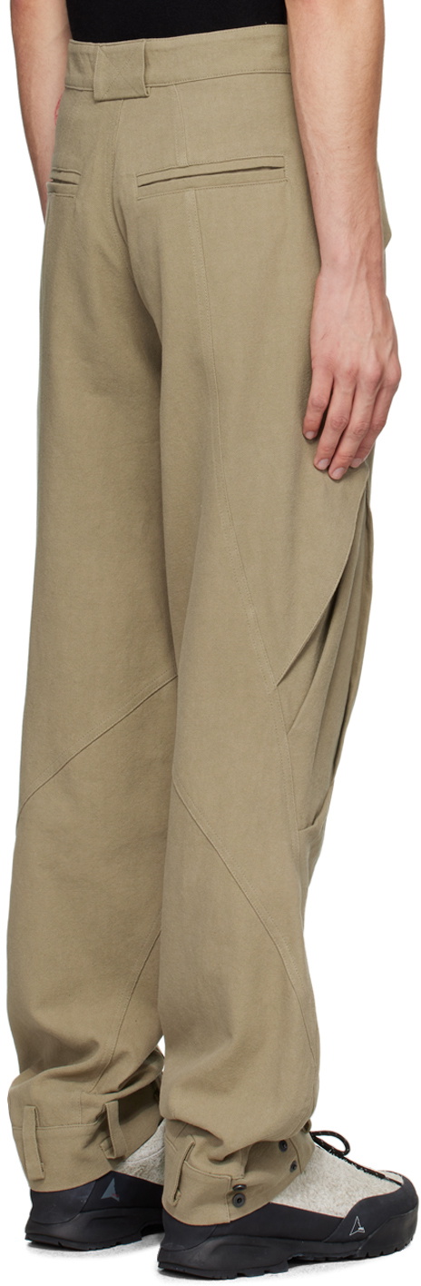 HYEIN SEO Beige Cotton Cargo Pants