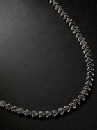 David Yurman - Armory Sterling Silver Diamond Necklace