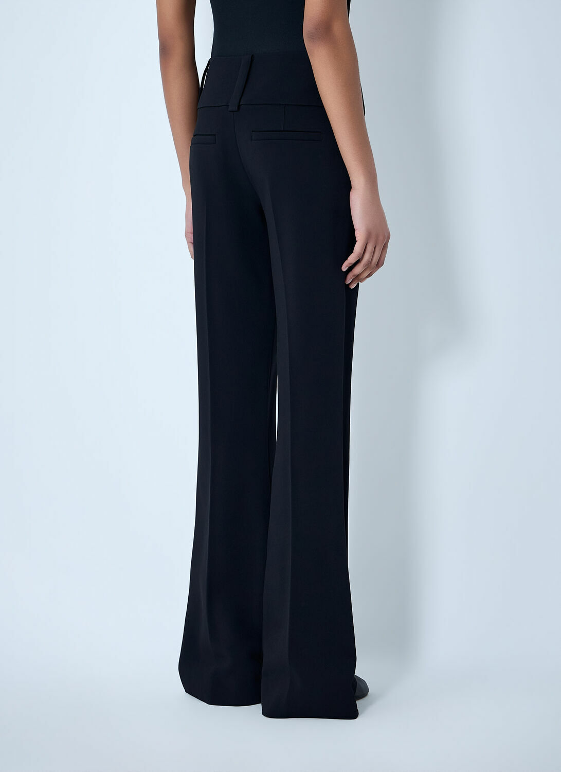 Sportmax High-Waisted Flared Trousers