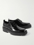 Givenchy - Patent-Leather Derby Shoes - Black