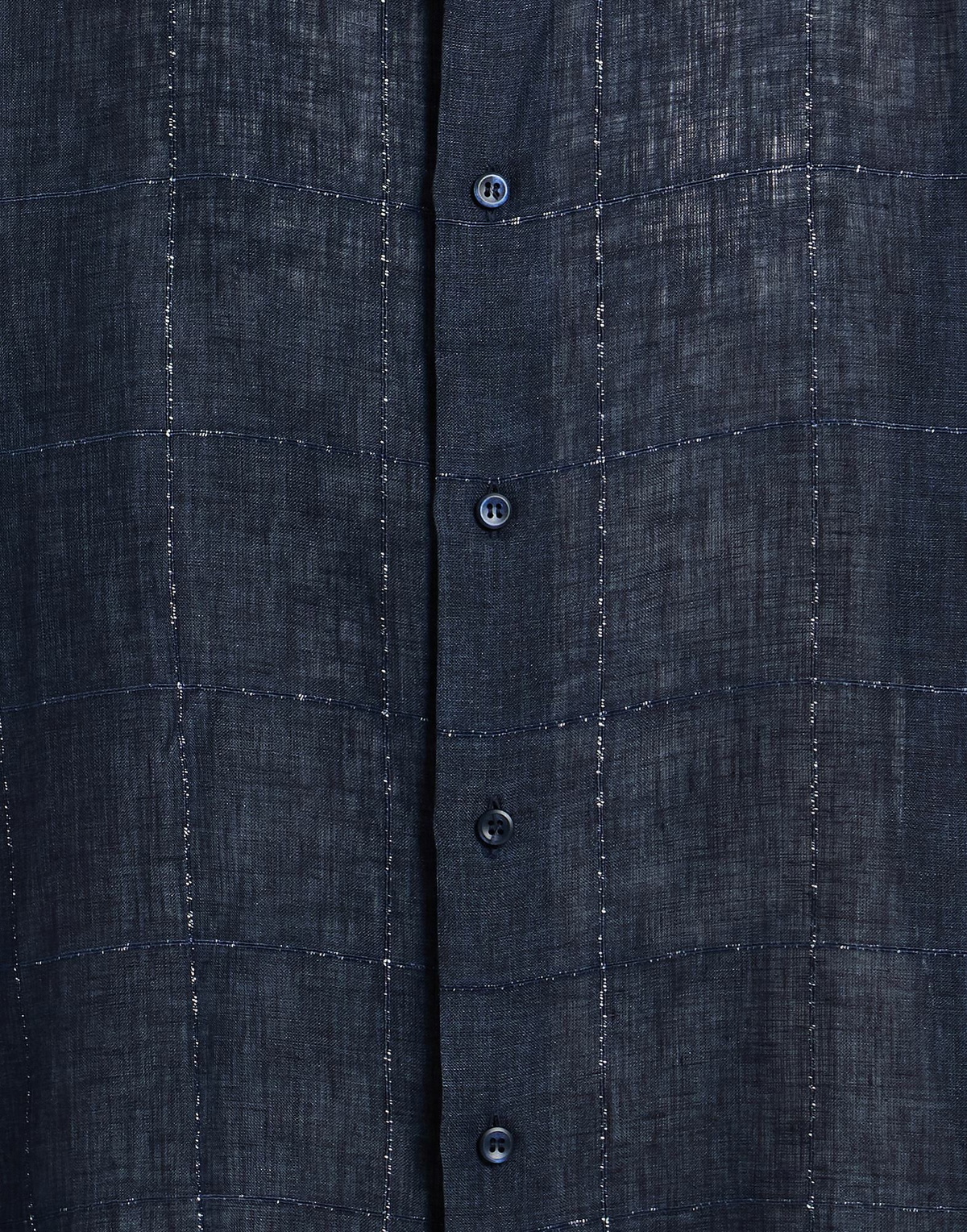 Brioni Mens Shirt Midnight in Blue