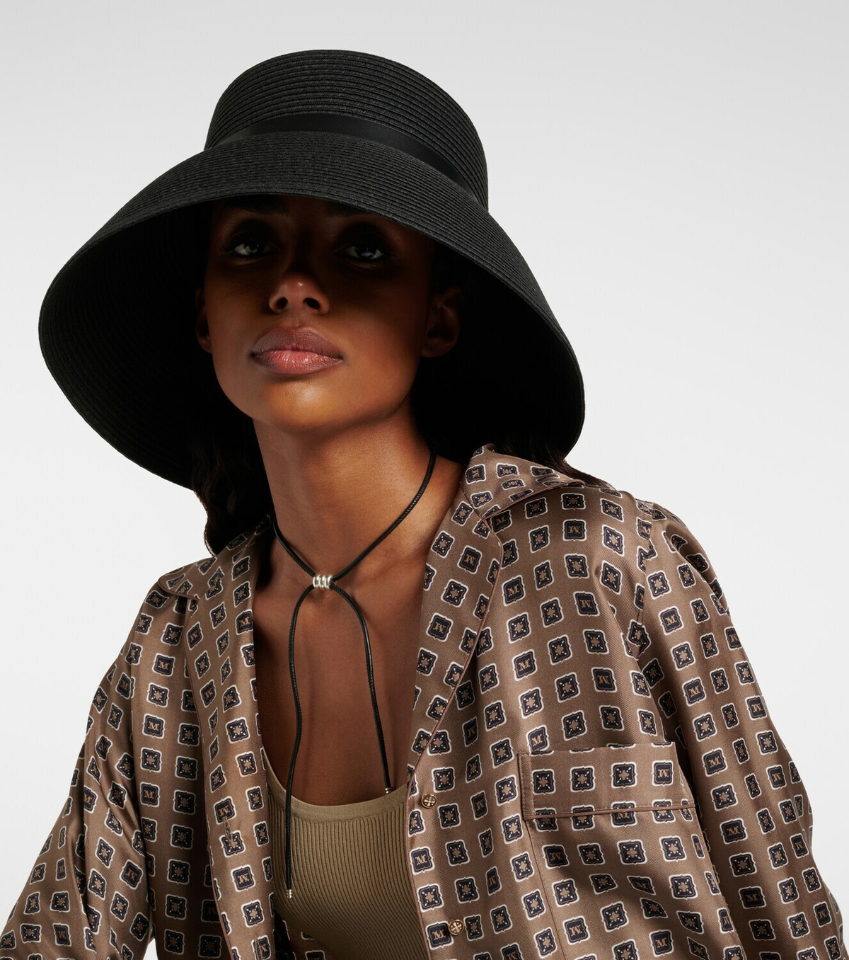 Max Mara Woven bucket hat