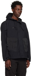 Ten c Black Mid Layer Jacket
