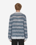 Striped Brushed Mohair Sweater